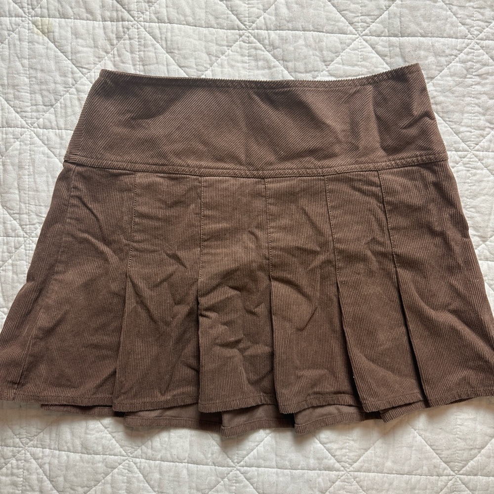 Brand new without tags brown H&M skirt